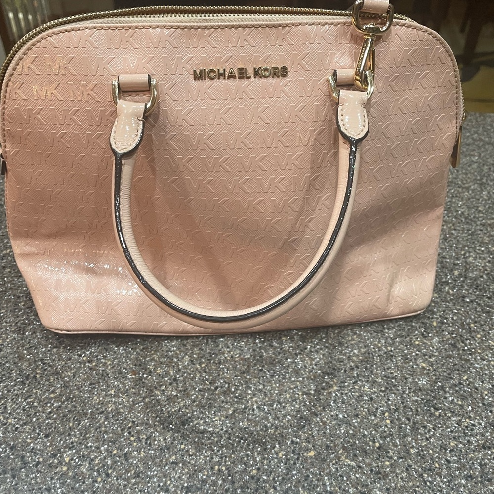 Tan Michael Kors  hand bag with shoulder strap